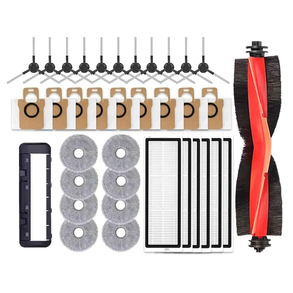 N95R For Robot Vacuum X20 Max / D109GL Vacuum Cleaner Main Side Brush Hepa Filter Mop Cloth Dust Bags Replacement
N95R For Robot Vacuum X20 Max / D109GL Vacuum Cleaner Main Side Brush Hepa Filter Mop Cloth Dust Bags Replacement