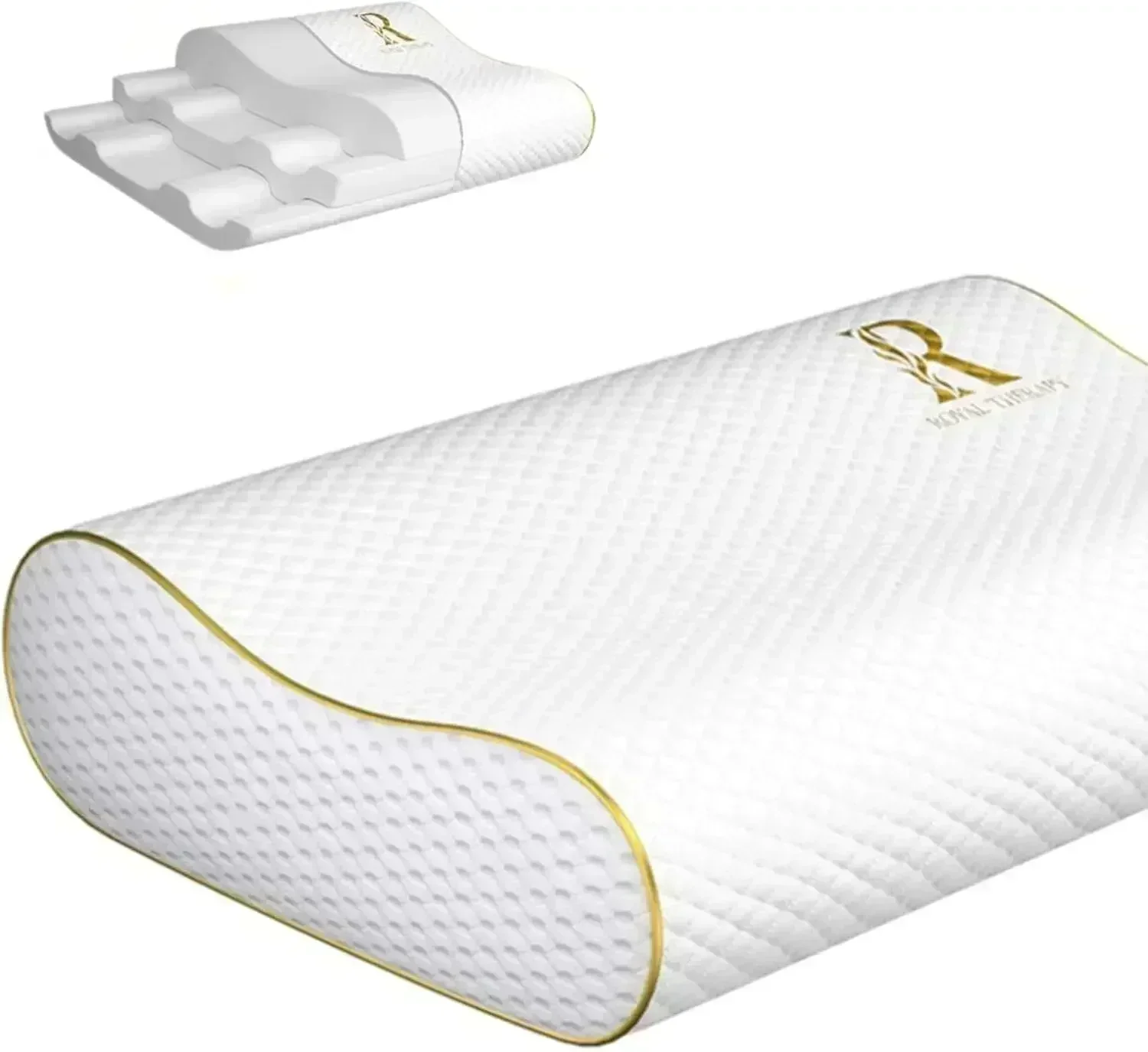 Contour Memory Foam Pillow for Neck Pain Relief, Queen Size, Supports Side Back Stomach Sleepers, 24x14x5 Inches
Contour Memory Foam Pillow for Neck Pain Relief, Queen Size, Supports Side Back Stomach Sleepers, 24x14x5 Inches