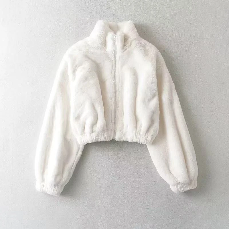 Y2K Stand Collar Faux Fur Jacket Women Autumn Loose Zipper Warm Crop Coat Streetwear Long Sleeve All Match Hairy Outerwear
Y2K Stand Collar Faux Fur Jacket Women Autumn Loose Zipper Warm Crop Coat Streetwear Long Sleeve All Match Hairy Outerwear
