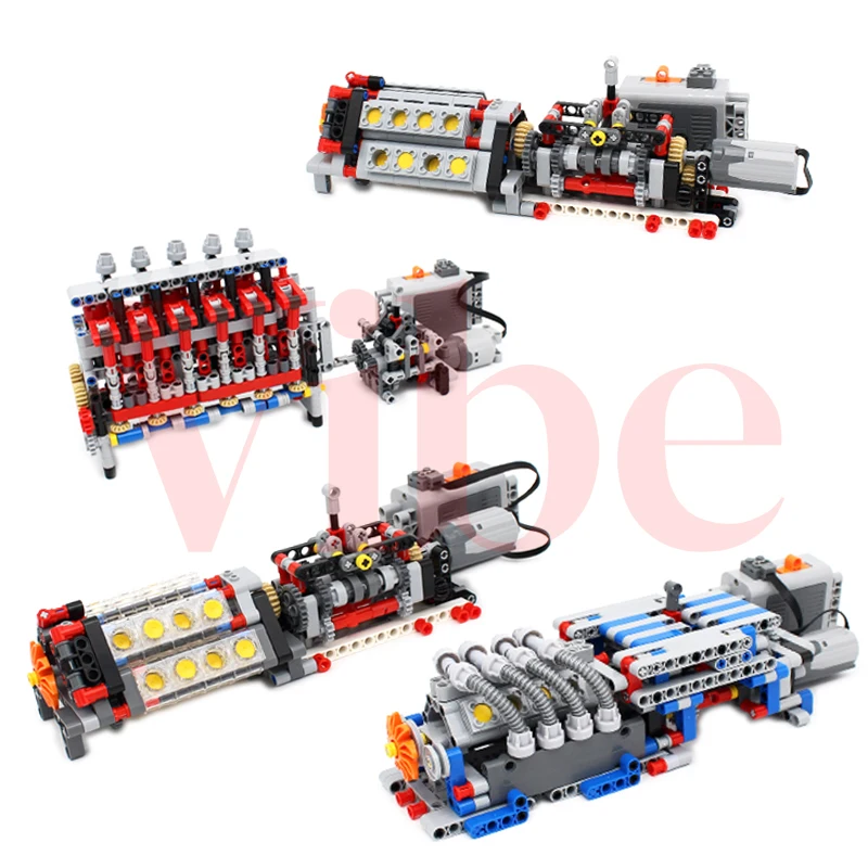 MOC Technology Building Blocks Bricks Powe Functions Automotive Speed Gearbox Engine Transmission Machinery DIY Assembling Toys
MOC Technology Building Blocks Bricks Powe Functions Automotive Speed Gearbox Engine Transmission Machinery DIY Assembling Toys