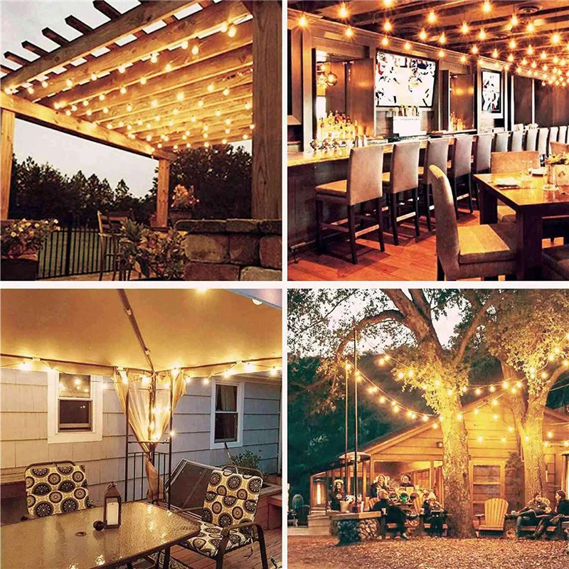 AA81-80 Pcs G40 LED Replacement Light Bulbs E12 Screw Base Shatterproof LED Globe Bulbs For Solar String Lights Warm
AA81-80 Pcs G40 LED Replacement Light Bulbs E12 Screw Base Shatterproof LED Globe Bulbs For Solar String Lights Warm