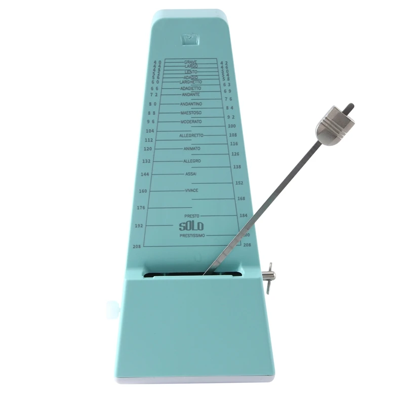 B48B-SOLO S-320 Mechanical Metronome Universal For Guitar Violin Piano Musical Instrument Practice Tool For Beginner, Green
B48B-SOLO S-320 Mechanical Metronome Universal For Guitar Violin Piano Musical Instrument Practice Tool For Beginner, Green