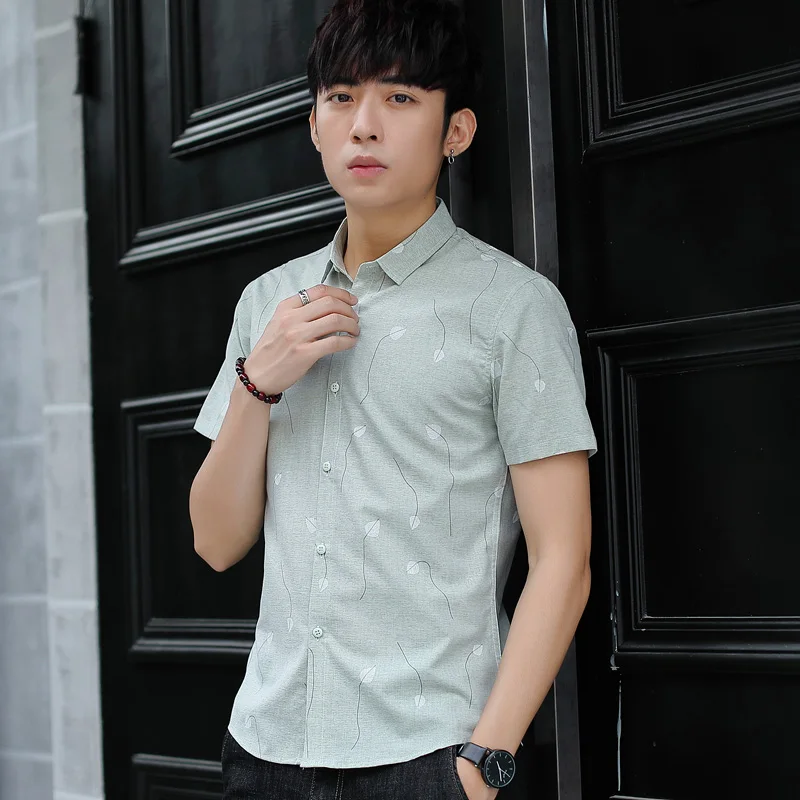 2026 Summer Men's Printed Short-Sleeved Fashion Casual Shirt - Korean Edition Slim Fit
2026 Summer Men's Printed Short-Sleeved Fashion Casual Shirt - Korean Edition Slim Fit