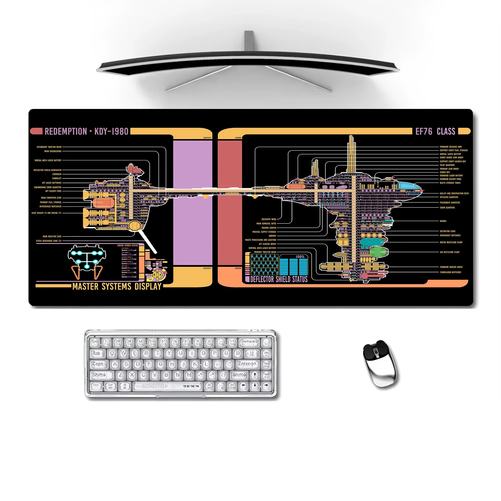 Starship Blueprint HD Print Large Size Anti-slip Rubber Mouse pad Computer Gaming accessories Keyboard Desktop Decorations Mat
Starship Blueprint HD Print Large Size Anti-slip Rubber Mouse pad Computer Gaming accessories Keyboard Desktop Decorations Mat