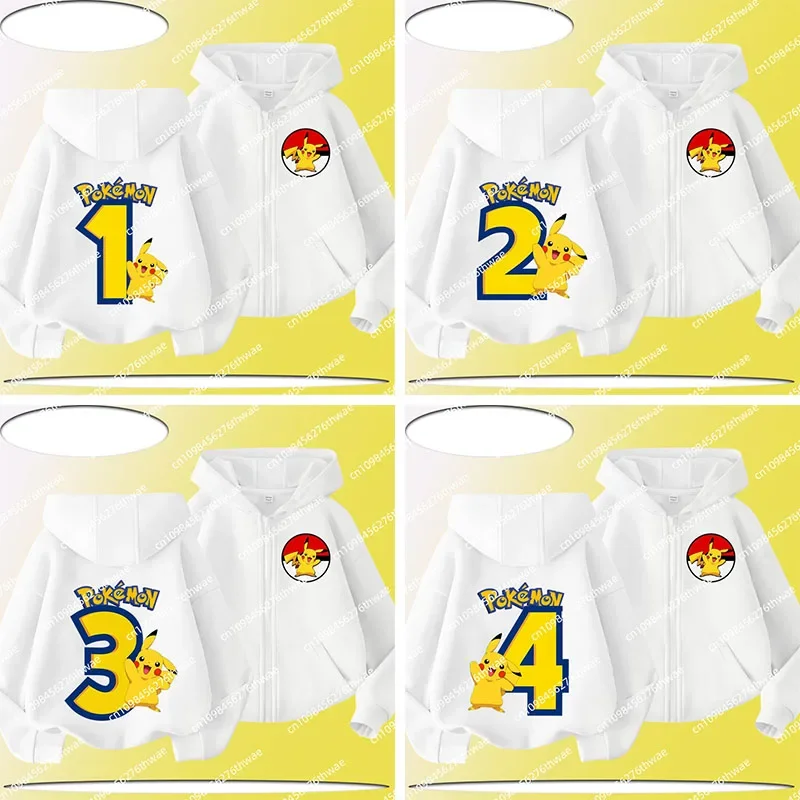 2025 Pikachu Kids' Digital Cartoon Print Zippered Hooded Sweatshirt for Ages 1-12 Boys and Girls Casual Shirt Spring/Summer Coat
2025 Pikachu Kids' Digital Cartoon Print Zippered Hooded Sweatshirt for Ages 1-12 Boys and Girls Casual Shirt Spring/Summer Coat