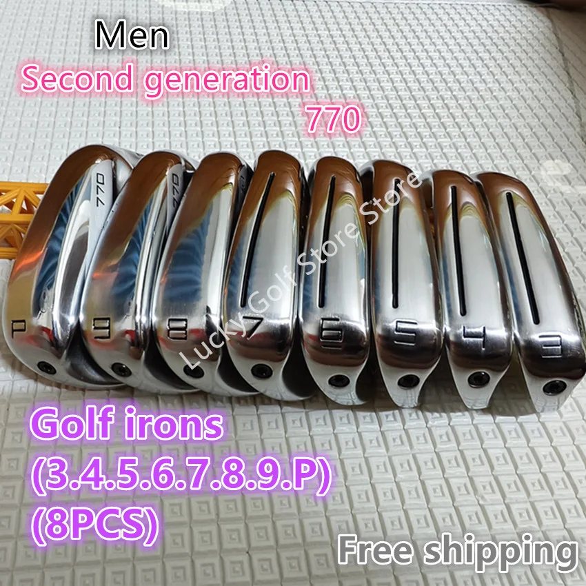 Second generation 770 Brand New 8PCS Silver770 Forged Irons Golf Clubs Set 3-9P R/S Flex Graphite/Steel Shaft golf club iron set
Second generation 770 Brand New 8PCS Silver770 Forged Irons Golf Clubs Set 3-9P R/S Flex Graphite/Steel Shaft golf club iron set
