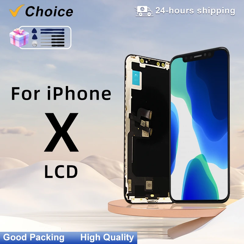 Choice New Display For iPhone X LCD Digitizer Assembly OLED Incell For Iphone X LCD Screen With 3D Touch No Dead Pixel Rarts
Choice New Display For iPhone X LCD Digitizer Assembly OLED Incell For Iphone X LCD Screen With 3D Touch No Dead Pixel Rarts