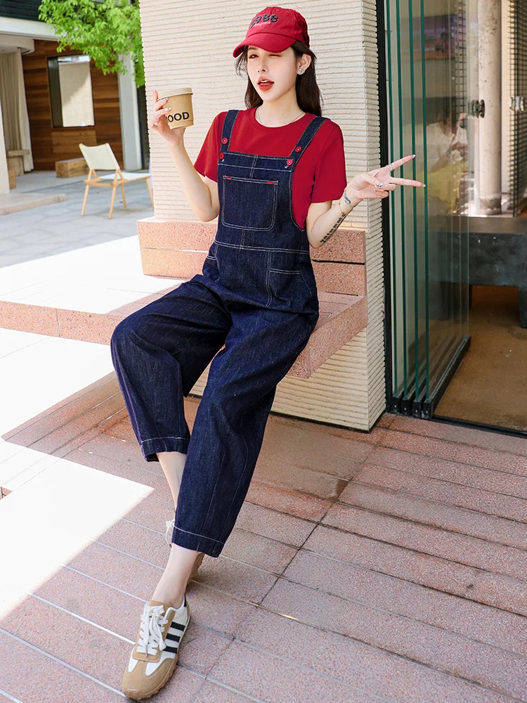 Новые летние женские джинсовые комбинезоны, свободные прямые джинсы из девяти предметов с высокой талией, повседневная одежда, удобные легкие джинсовые джинсы
Новые летние женские джинсовые комбинезоны, свободные прямые джинсы из девяти предметов с высокой талией, повседневная одежда, удобные легкие джинсовые джинсы