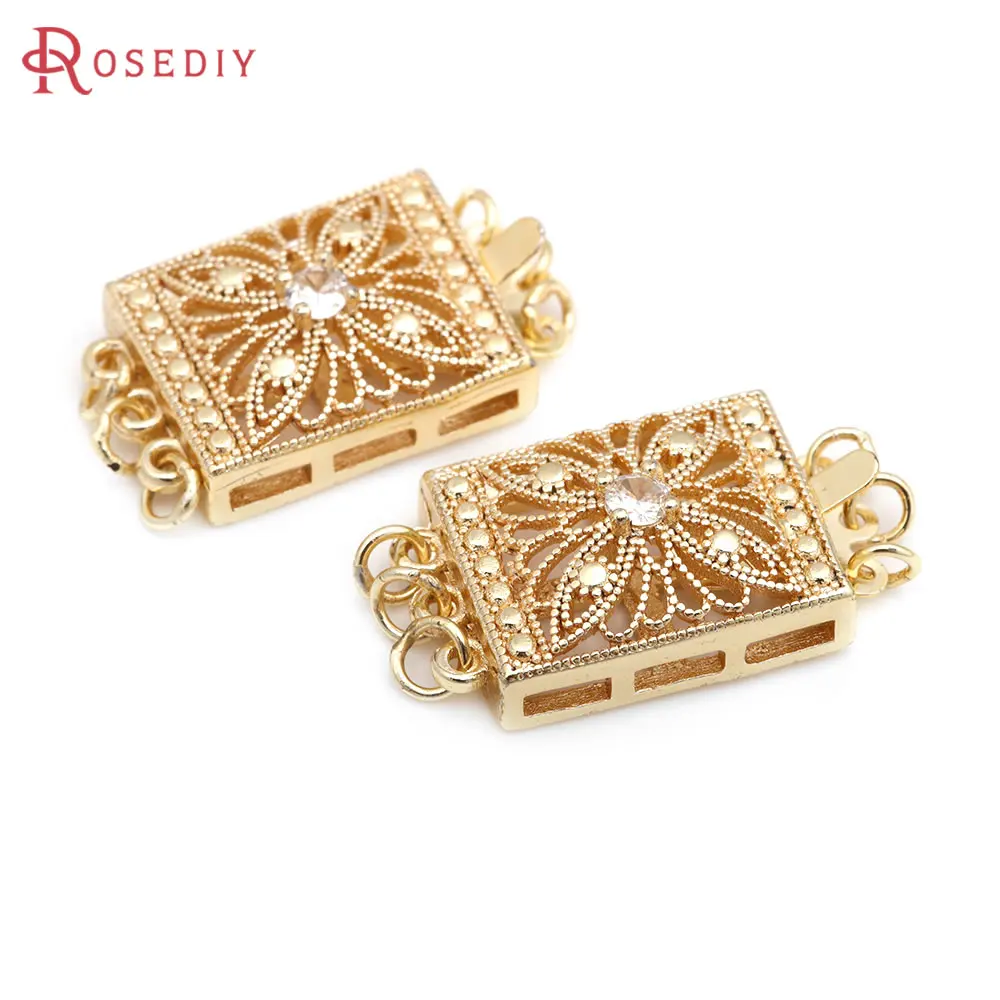 18K Gold Color Brass Round Rectangle Necklaces Connect Clasps High Quality Diy Accessories Jewellery
18K Gold Color Brass Round Rectangle Necklaces Connect Clasps High Quality Diy Accessories Jewellery