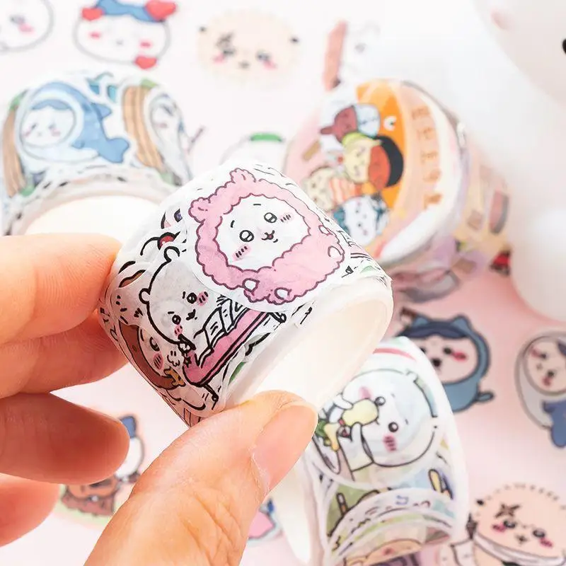 100Pcs Chiikawas Cute Cartoon Washi Tape Stickers DIY Collage Decorative Supplies for Journal Scrapbook Craft Decoration Gift
100Pcs Chiikawas Cute Cartoon Washi Tape Stickers DIY Collage Decorative Supplies for Journal Scrapbook Craft Decoration Gift