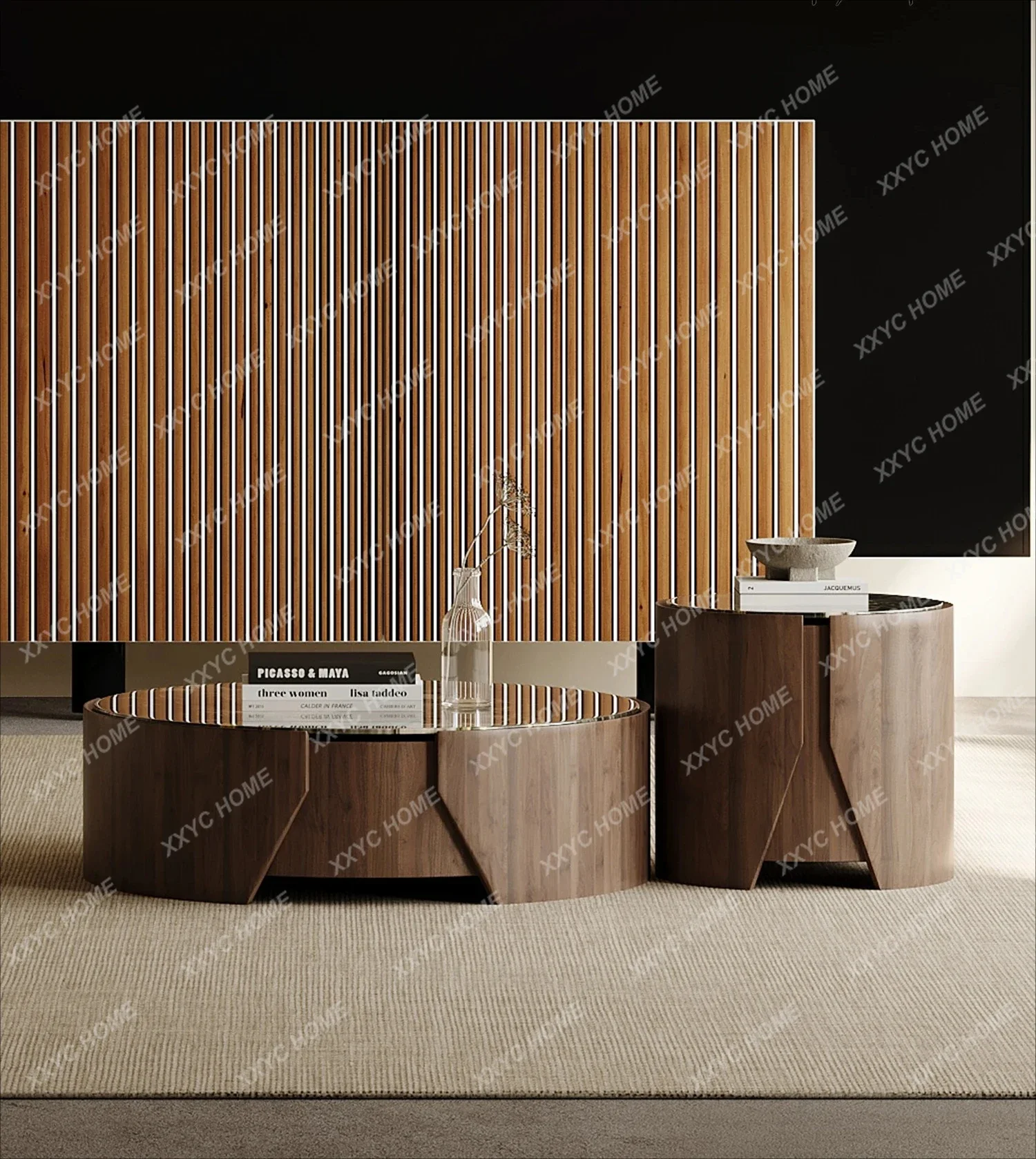 XX minimalist marble coffee table combination high-end size round small apartment living room home modern simplicity
XX minimalist marble coffee table combination high-end size round small apartment living room home modern simplicity