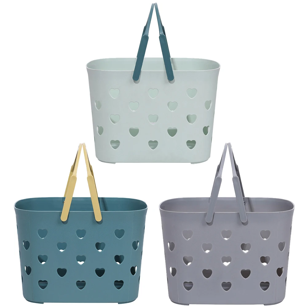 3pcs Heart-shaped Bath Basket Hollow-out Storage Baskets Bathroom Sundry Containers Plastic Toiletries Organizer Strong Quality
3pcs Heart-shaped Bath Basket Hollow-out Storage Baskets Bathroom Sundry Containers Plastic Toiletries Organizer Strong Quality