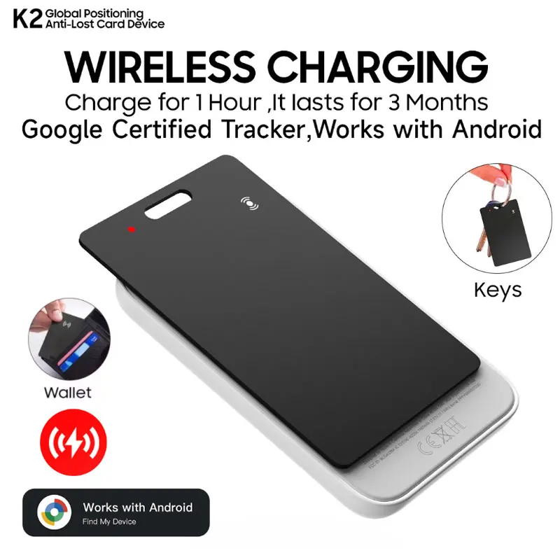 Портативный смарт-кошелек-трекер, Bluetooth-трекер для Android Key Finder, локатор для домашних животных, работает с приложением Google Find My Device
Портативный смарт-кошелек-трекер, Bluetooth-трекер для Android Key Finder, локатор для домашних животных, работает с приложением Google Find My Device