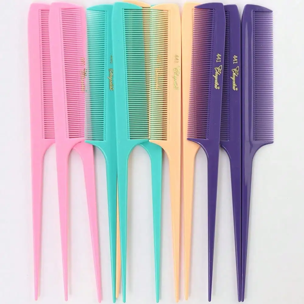 Pointed Tail Comb, Hairdressing Comb, Long Tail Comb, Makeup Comb, Sectioning Comb, Fine-Tooth Comb Hairdressing Tools
Pointed Tail Comb, Hairdressing Comb, Long Tail Comb, Makeup Comb, Sectioning Comb, Fine-Tooth Comb Hairdressing Tools