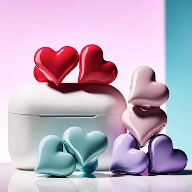 Heart-shaped Wireless Earbuds Cute Bluetooth 5.3 Earphones with Noise Cancelling in-Ear Headphones Celebrity Style for Girls
Heart-shaped Wireless Earbuds Cute Bluetooth 5.3 Earphones with Noise Cancelling in-Ear Headphones Celebrity Style for Girls
