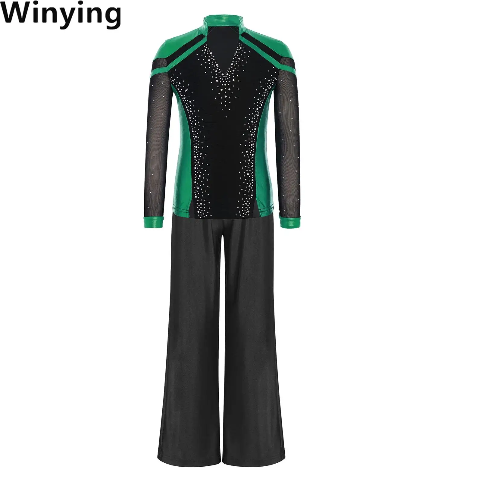Kids Boys Lyrical Figure Skating Dance Outfit Modern Jazz Gymnastics Competition Performance Costume Long Sleeve Rhinestones Set
Kids Boys Lyrical Figure Skating Dance Outfit Modern Jazz Gymnastics Competition Performance Costume Long Sleeve Rhinestones Set