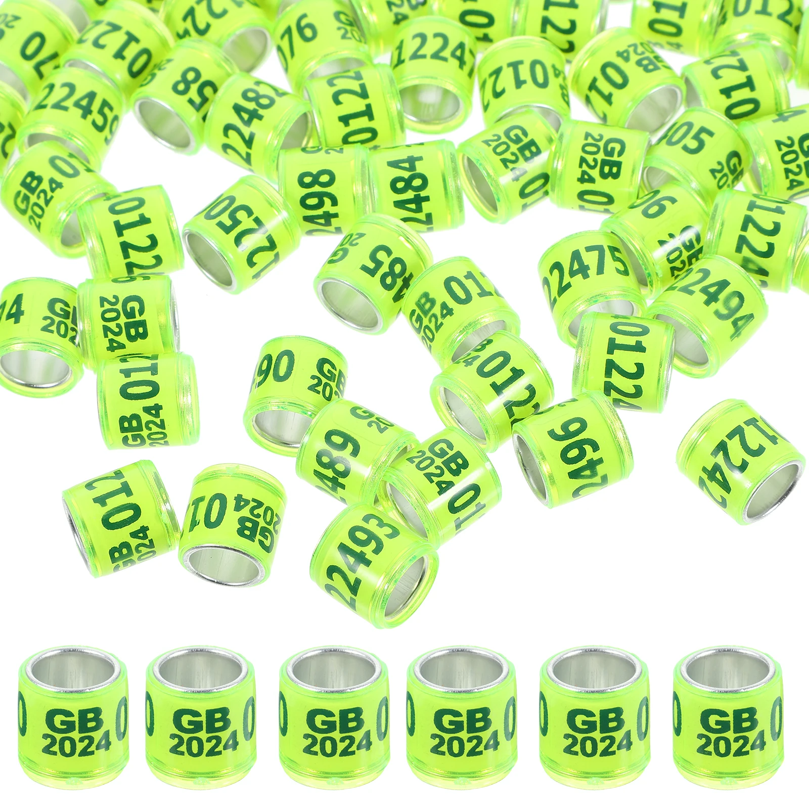 100pcs Racing Pigeon Leg Rings Bright Colors Safe Durable Material Easy Use Pigeon Foot Rings Dove Leg Bands Numbered Pet
100pcs Racing Pigeon Leg Rings Bright Colors Safe Durable Material Easy Use Pigeon Foot Rings Dove Leg Bands Numbered Pet