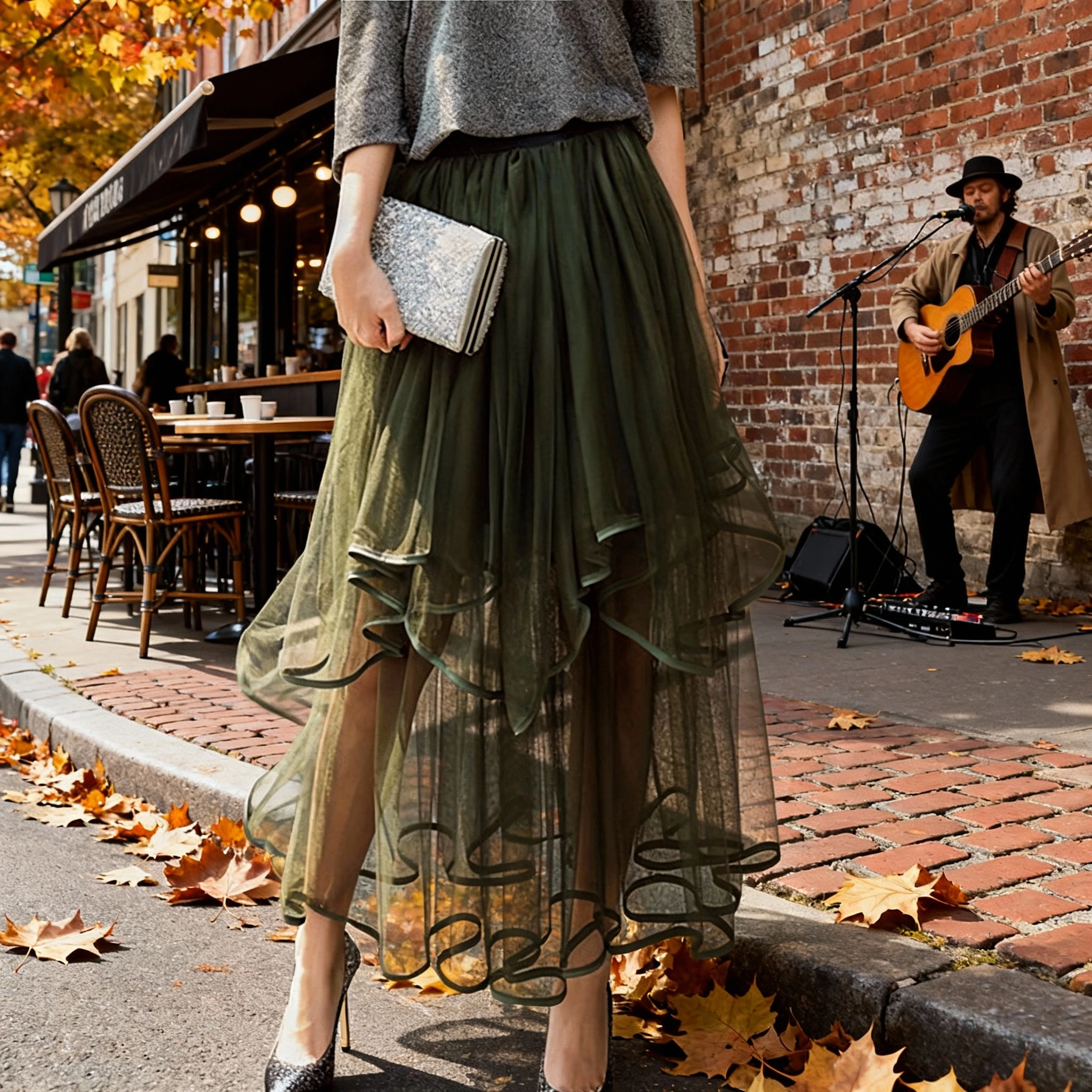 STEPHANIE High Street Underskirt Asymmetrical Layered Tulle Midi Skirt Elastic Waist Ribbon Edge Mesh Women Party Dress 2026
STEPHANIE High Street Underskirt Asymmetrical Layered Tulle Midi Skirt Elastic Waist Ribbon Edge Mesh Women Party Dress 2026