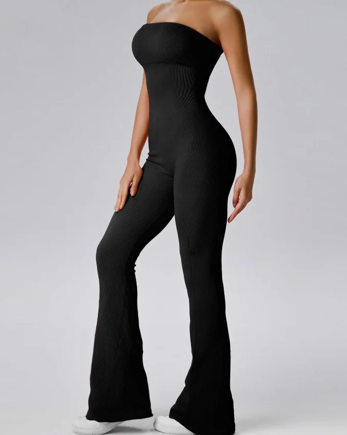 Women's Temperament Sexy Bodysuit 2025 Spring Summer Bandeau Sleeveless Workout Jumpsuit Sexy Seamless Scrunch Butt Yoga Rompers
Women's Temperament Sexy Bodysuit 2025 Spring Summer Bandeau Sleeveless Workout Jumpsuit Sexy Seamless Scrunch Butt Yoga Rompers