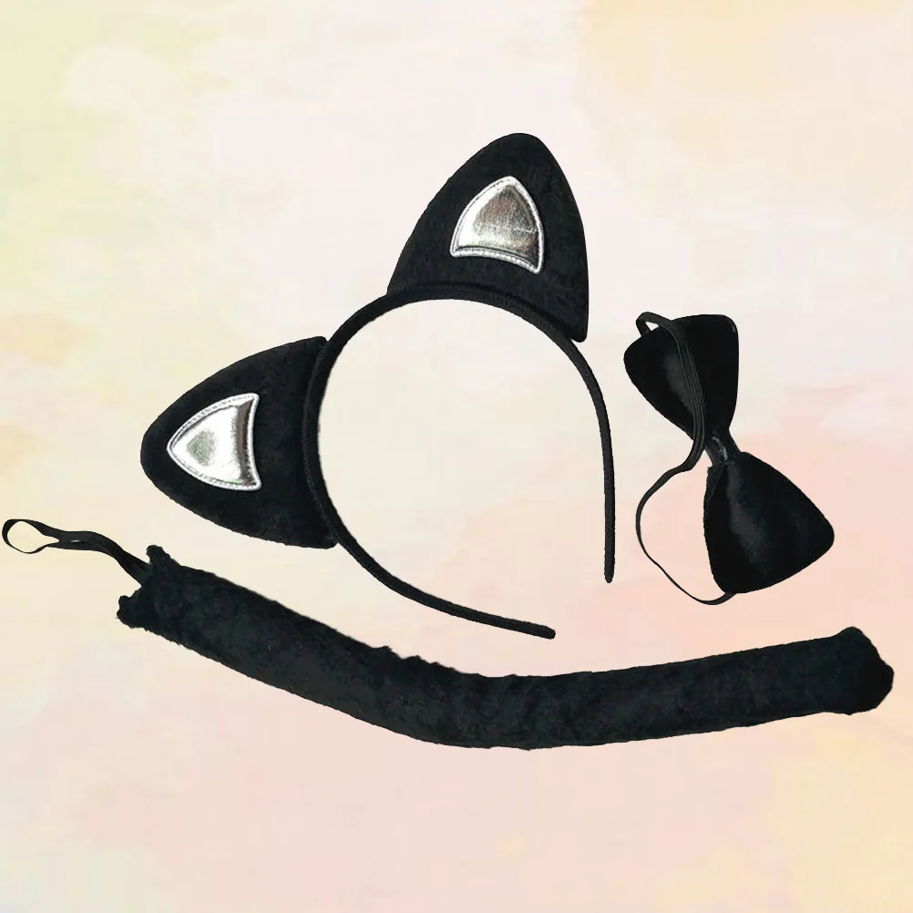 3pcs Cat Ear Props Animal Costumes Cartoon Party Costume Set For Role Playing Cosplay Headdress Tail Favor
3pcs Cat Ear Props Animal Costumes Cartoon Party Costume Set For Role Playing Cosplay Headdress Tail Favor