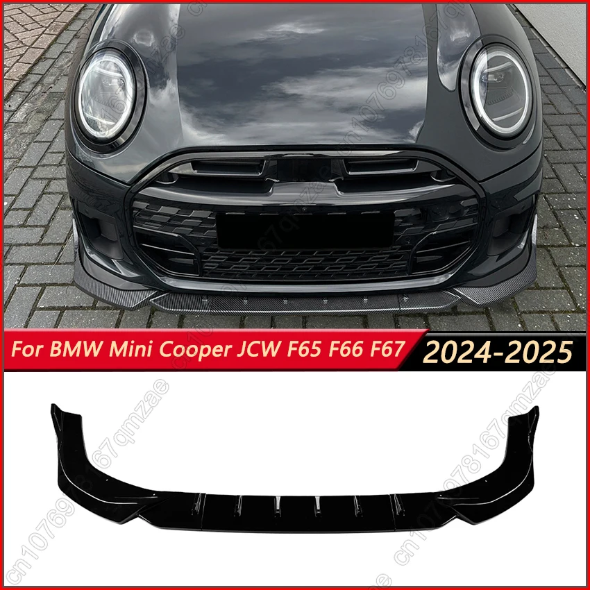 Gloss Black Car Front Bumper Lip Spoiler For BMW Mini Cooper JCW F65 F66 F67 2024-2025 Splitter Protective Body Kits Tuning
Gloss Black Car Front Bumper Lip Spoiler For BMW Mini Cooper JCW F65 F66 F67 2024-2025 Splitter Protective Body Kits Tuning