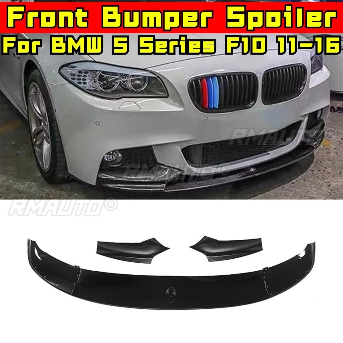 Car Front Bumper Spoiler Lip Diffuser Modification Part For BMW 5 Series F10 MT 2011-2016 MP Style Bumper Guard Protector Cover
Car Front Bumper Spoiler Lip Diffuser Modification Part For BMW 5 Series F10 MT 2011-2016 MP Style Bumper Guard Protector Cover