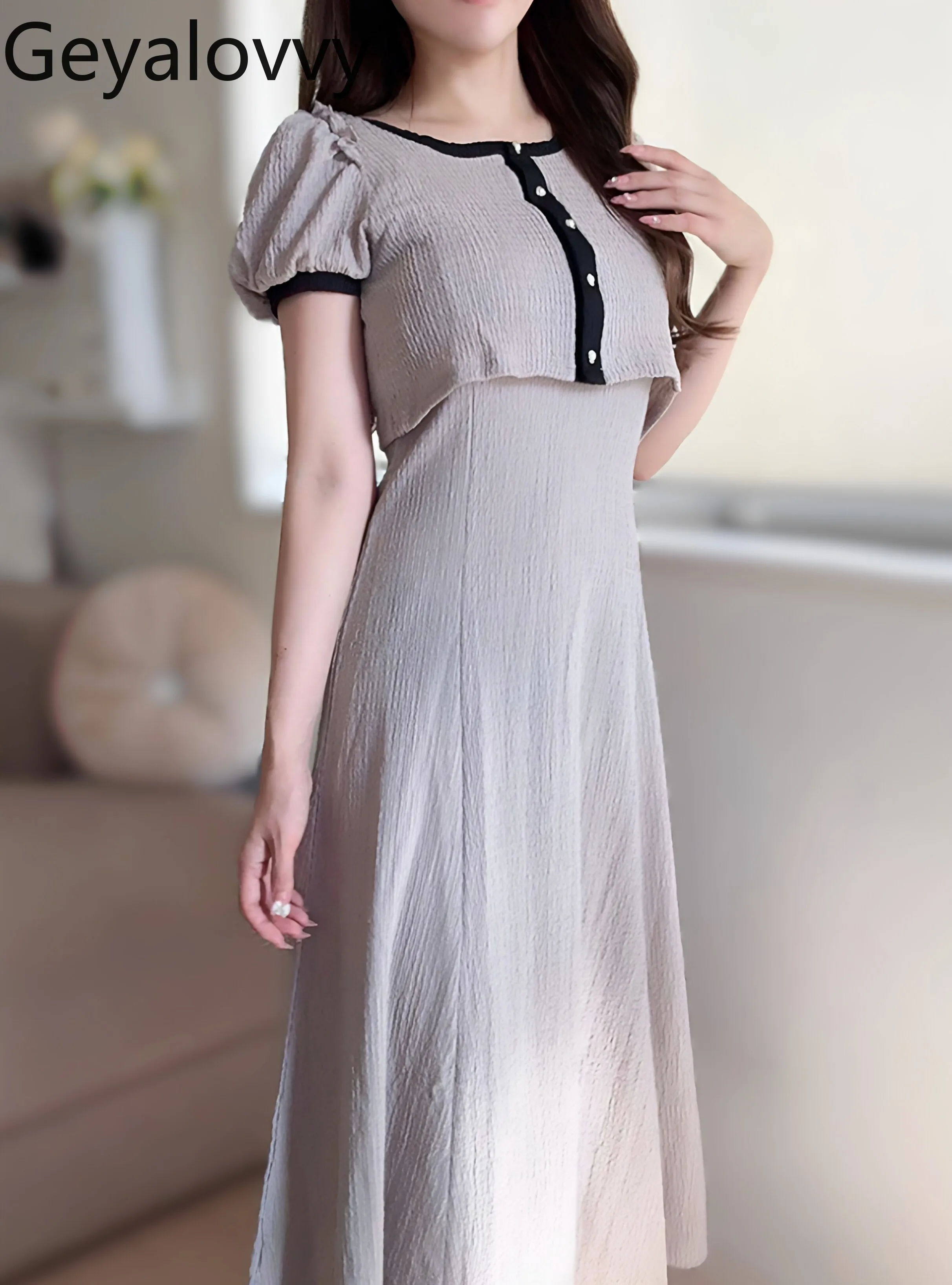 2026 Summer New Japanese Sweet Girls Ruffle Color Block Drawstring Top and High Waist Sleeveless Long Dress Two-piece Set
2026 Summer New Japanese Sweet Girls Ruffle Color Block Drawstring Top and High Waist Sleeveless Long Dress Two-piece Set