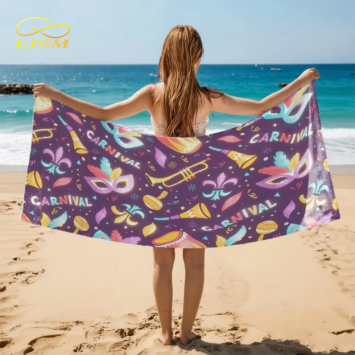 1pc Celebration Towel-Oversized, Absorbent Microfiber, Quick Dry, Ideal for Travel, Swimming, Surfing Bath Towel
1pc Celebration Towel-Oversized, Absorbent Microfiber, Quick Dry, Ideal for Travel, Swimming, Surfing Bath Towel