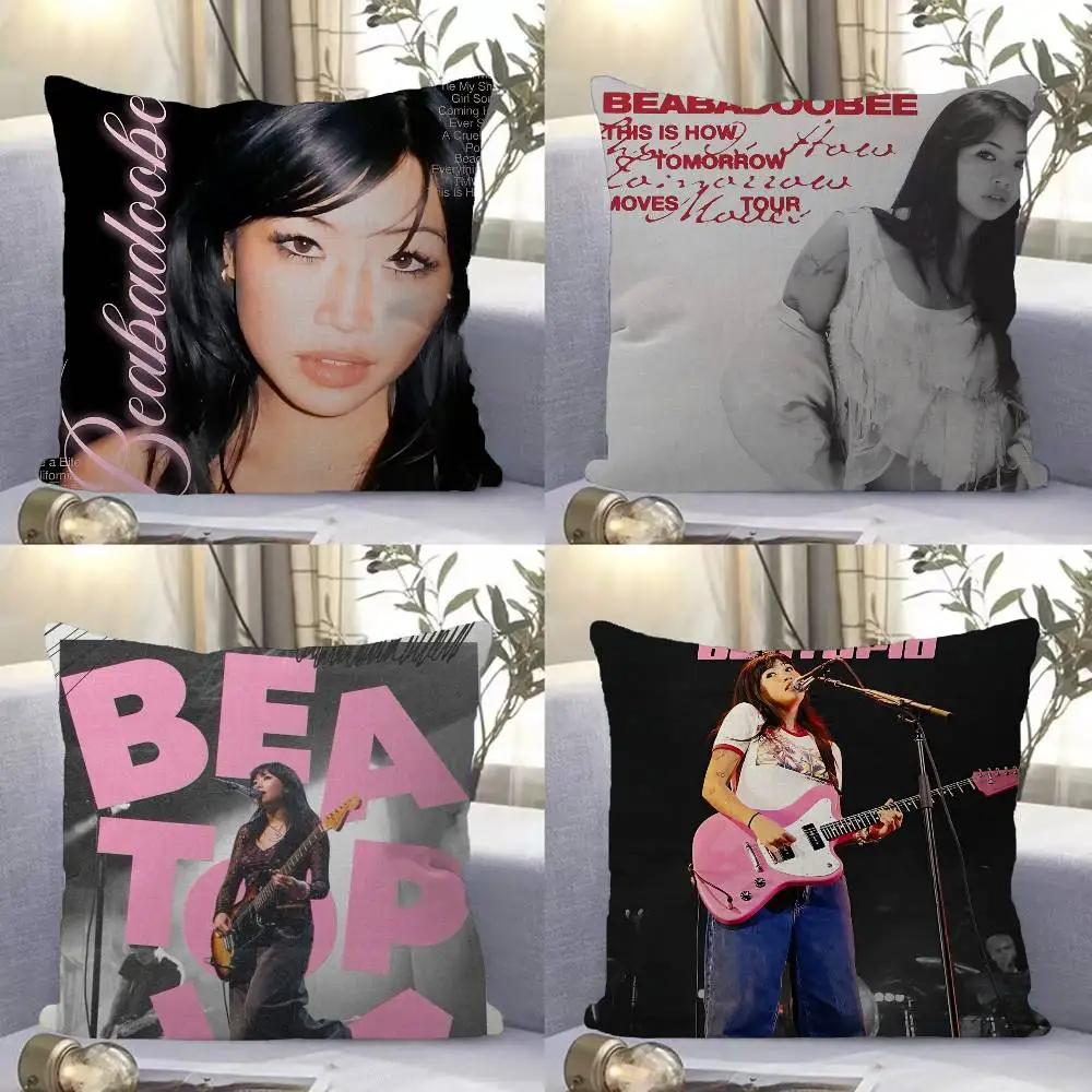 Singer B-Beabadoobee Personalized picture text home decorative pillows Household Gifts 45x45cm
Singer B-Beabadoobee Personalized picture text home decorative pillows Household Gifts 45x45cm