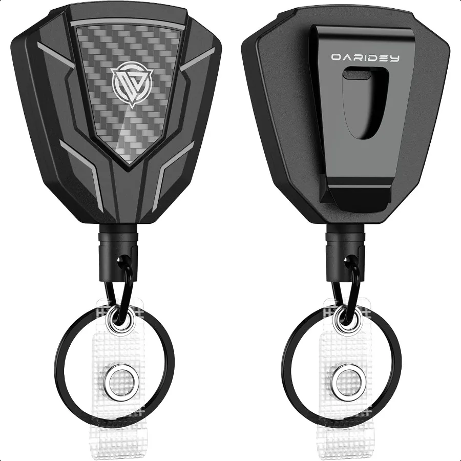 Heavy Duty Retractable Keychain with Belt Clip Retractable Badge Holders with Carbon Fiber Front Badge Reels Retractable with K
Heavy Duty Retractable Keychain with Belt Clip Retractable Badge Holders with Carbon Fiber Front Badge Reels Retractable with K