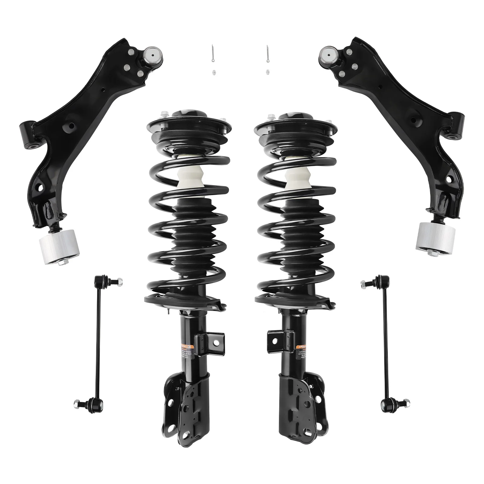 Front Complete Struts w/Control Arms Sway Bar Links for Chevy Equinox 2010-2017 1333468L 20909156 20909158
Front Complete Struts w/Control Arms Sway Bar Links for Chevy Equinox 2010-2017 1333468L 20909156 20909158