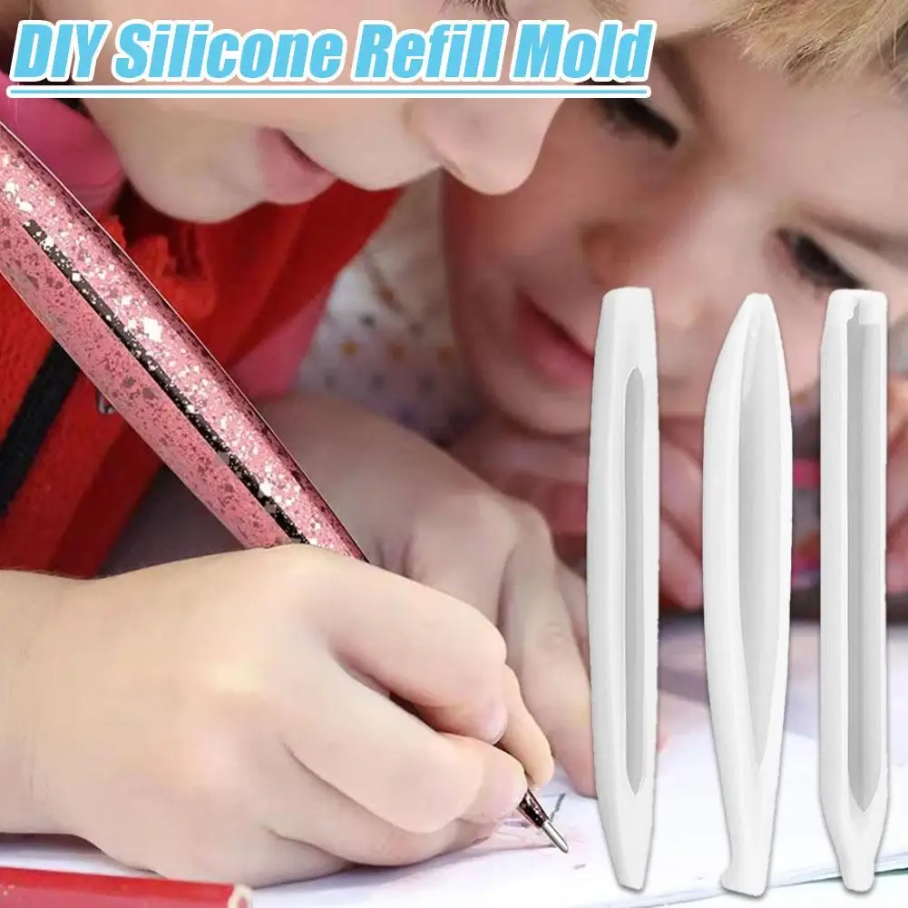 Pen Shape Resin Mold Ballpoint Pen Silicone Molds Epoxy Resin Molds Resin Casting Molds With Ballpoint Refill Pens For DIY F3P3
Pen Shape Resin Mold Ballpoint Pen Silicone Molds Epoxy Resin Molds Resin Casting Molds With Ballpoint Refill Pens For DIY F3P3