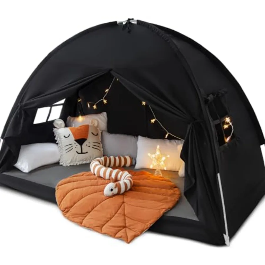 Full Size Bed Canopy Toddler Bunk Bed Tents Dream Tent on Bed Privacy Space Blackout Sleeping Tents Indoor Floor Portable Draft
Full Size Bed Canopy Toddler Bunk Bed Tents Dream Tent on Bed Privacy Space Blackout Sleeping Tents Indoor Floor Portable Draft