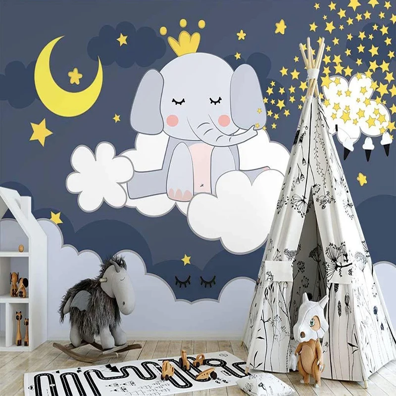 Custom Mural Wallpaper 3D Hand-painted Cartoon Elephant Children Room Background Home Decor Wall Covering Papel De Parede
Custom Mural Wallpaper 3D Hand-painted Cartoon Elephant Children Room Background Home Decor Wall Covering Papel De Parede