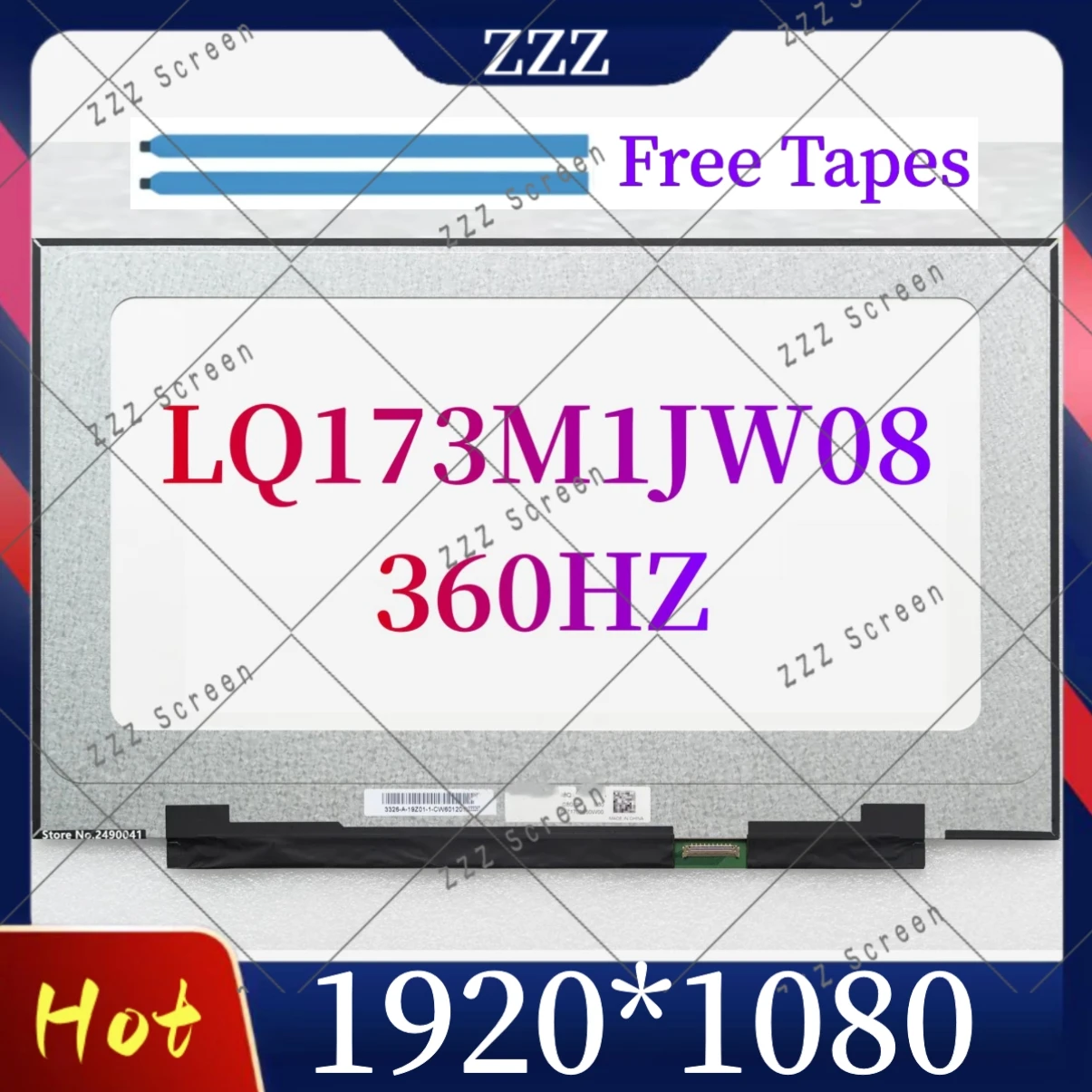 360 Гц ЖК-экран для ноутбука LQ173M1JW08 для ASUS G17 G713 G732 G733 GX701 GX735 1920x1080 40pin
360 Гц ЖК-экран для ноутбука LQ173M1JW08 для ASUS G17 G713 G732 G733 GX701 GX735 1920x1080 40pin