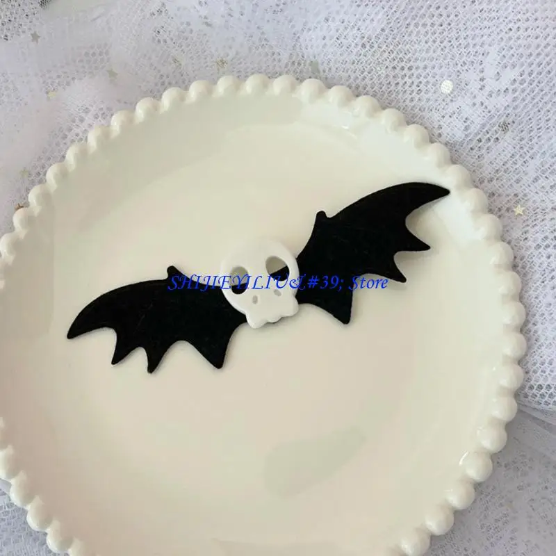 E21F Punk Bat Hair Clips Skull Bat Duckbill Clip for Creative Hair Accessories
E21F Punk Bat Hair Clips Skull Bat Duckbill Clip for Creative Hair Accessories