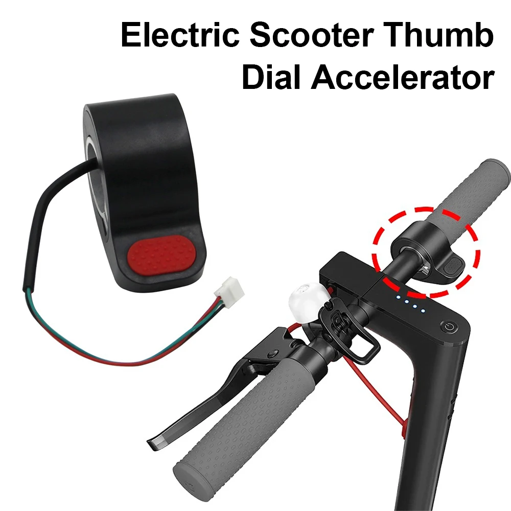 Electric Scooter Thumb Throttle Replacement for Xiaomi M365 Pro 1S and Ninebot Max G30 Dial Finger Speed Control Accelerator
Electric Scooter Thumb Throttle Replacement for Xiaomi M365 Pro 1S and Ninebot Max G30 Dial Finger Speed Control Accelerator