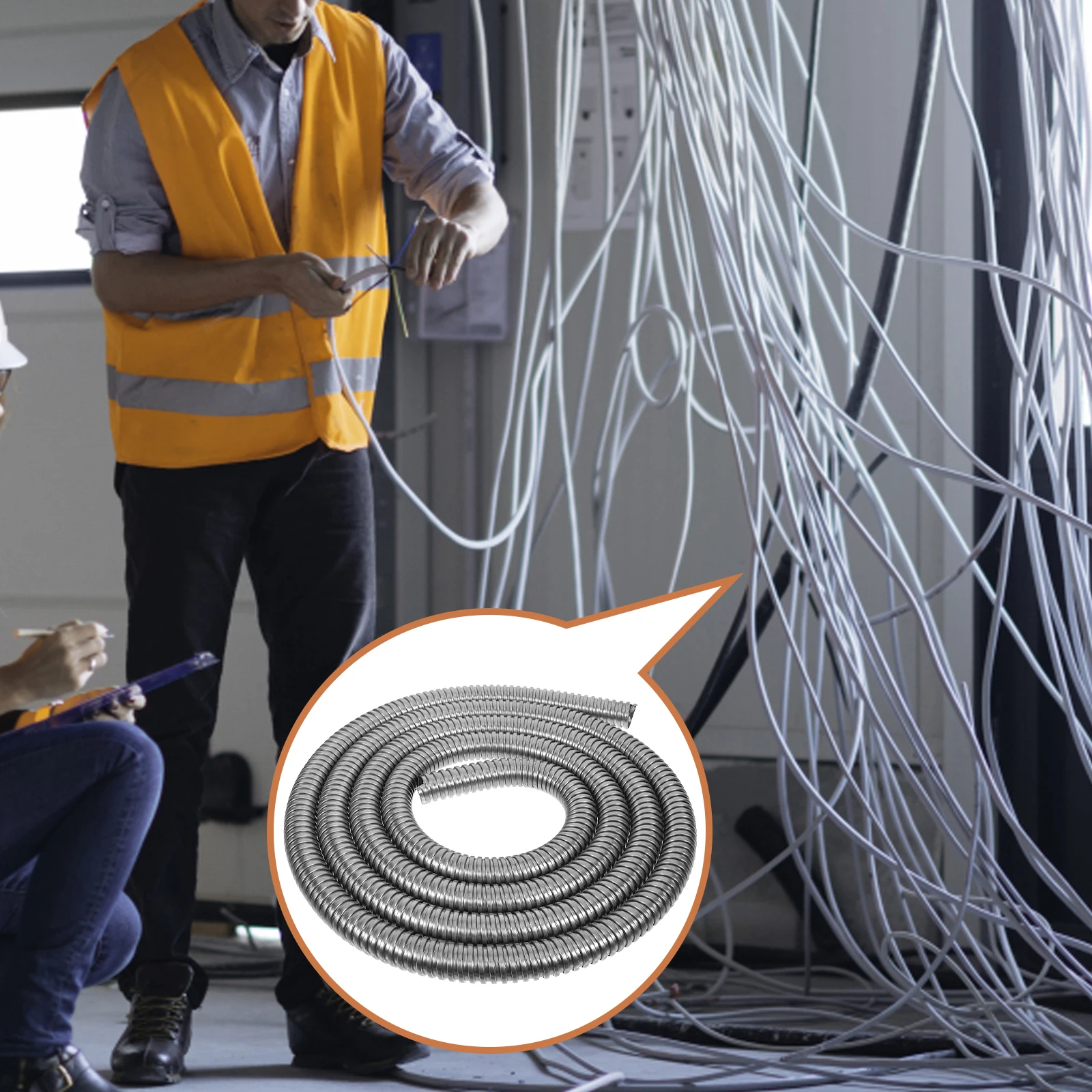 Cable Shielding Stainless Steel Protective Sleeve Automotive Wire Office Electrical Conduit
Cable Shielding Stainless Steel Protective Sleeve Automotive Wire Office Electrical Conduit