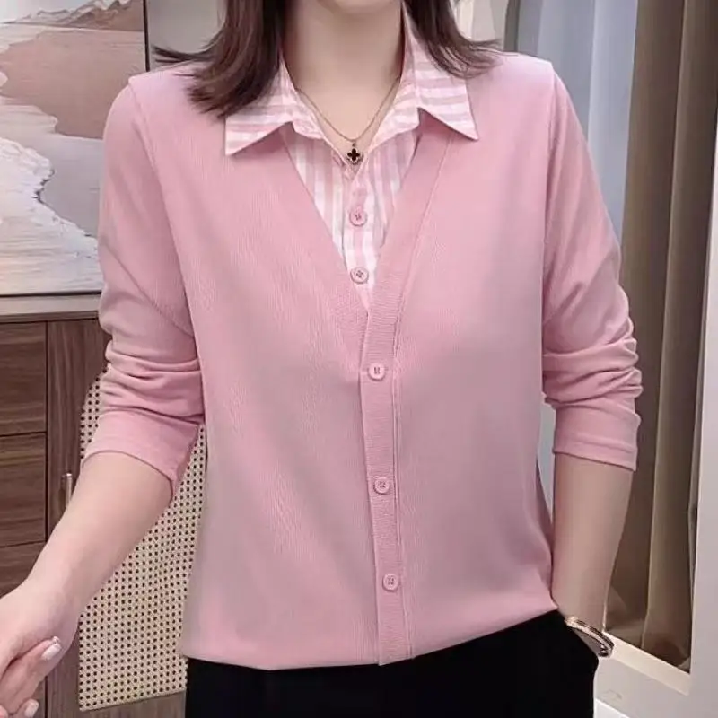Elegant Slimming Long Sleeve Fashionable Collared Shirt Base Layer Top Trendy Age-Defying Versatile Ladies' Polyester Sweatshirt
Elegant Slimming Long Sleeve Fashionable Collared Shirt Base Layer Top Trendy Age-Defying Versatile Ladies' Polyester Sweatshirt