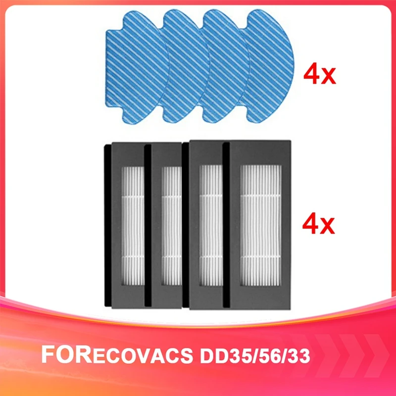 Для роботов-пылесосов ECOVACS DD35/56/33, аксессуары для пылесосов, фильтры и швабры, запасные части
Для роботов-пылесосов ECOVACS DD35/56/33, аксессуары для пылесосов, фильтры и швабры, запасные части