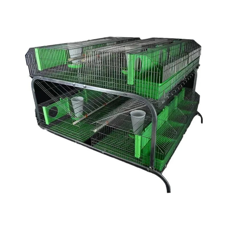 Rabbit Cage for Breeding 16 Simple European Type with Hot-dip Galvanized Wire Double Layer Rabbit Cage
Rabbit Cage for Breeding 16 Simple European Type with Hot-dip Galvanized Wire Double Layer Rabbit Cage