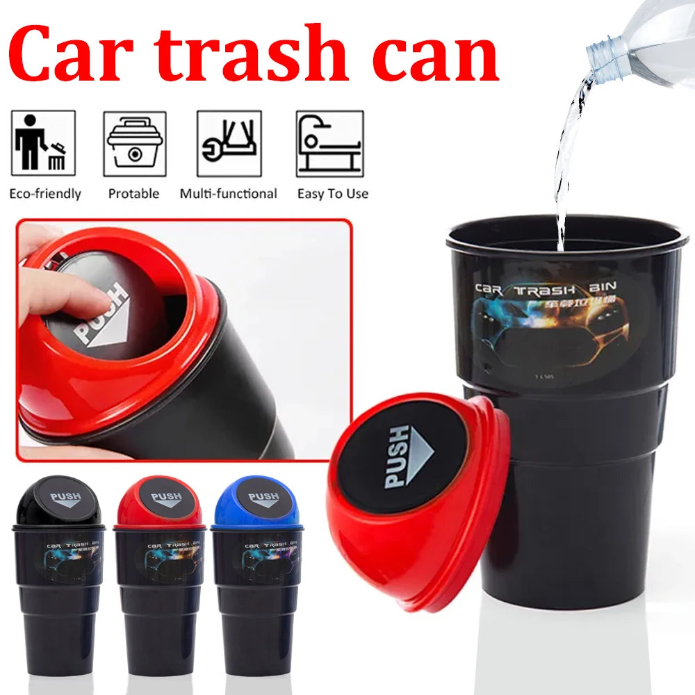 Vehicle Garbage Can Portable Large Capacity Universal Ergonomic Design High Quality Material Interior Decoration Car Trash Bin
Vehicle Garbage Can Portable Large Capacity Universal Ergonomic Design High Quality Material Interior Decoration Car Trash Bin