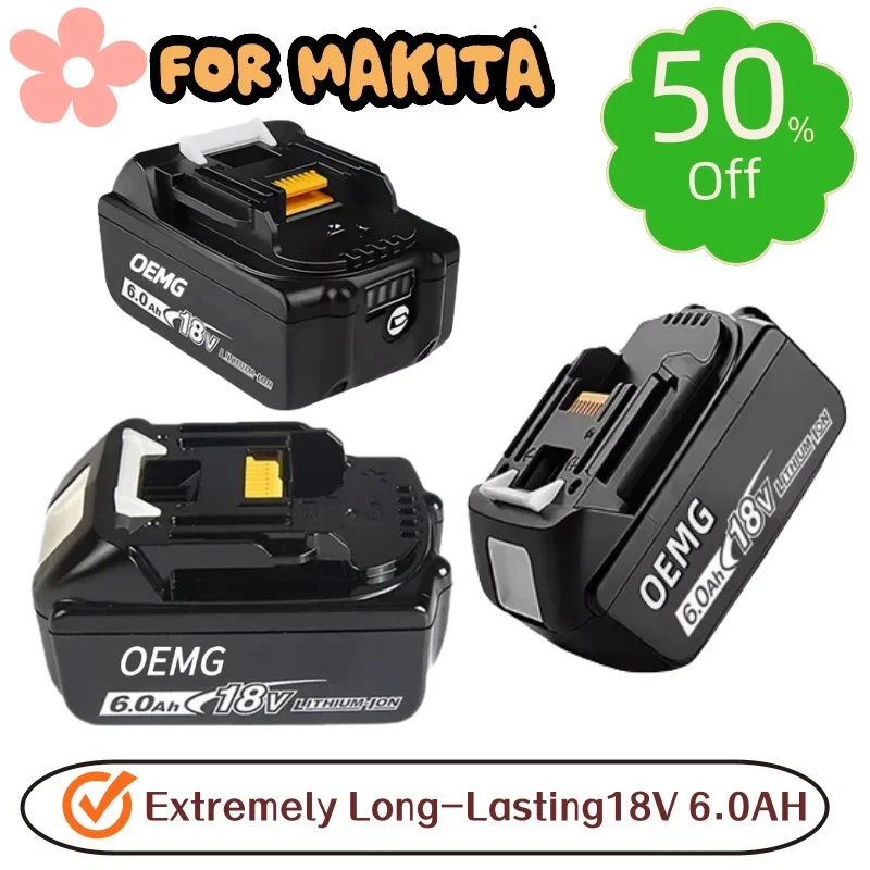 FOR Makita 18V 6.0Ah Battery:Outdoor Construction 18V reliability,6.0Ah for site tools.keeps work on track in harsh conditions
FOR Makita 18V 6.0Ah Battery:Outdoor Construction 18V reliability,6.0Ah for site tools.keeps work on track in harsh conditions