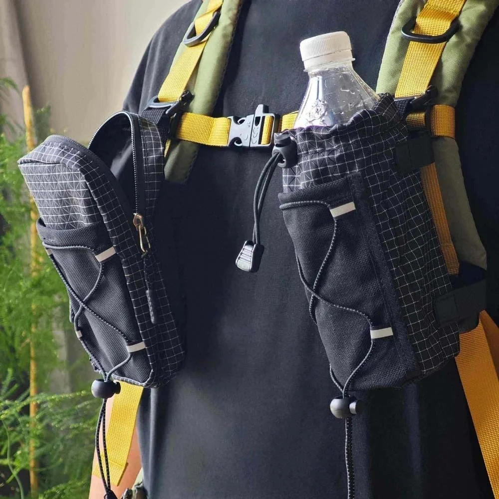 Рюкзак-органайзер для альпинизма, сумка-подсумок из полиэстера большой емкости для бутылок с водой, расширяемая
Рюкзак-органайзер для альпинизма, сумка-подсумок из полиэстера большой емкости для бутылок с водой, расширяемая