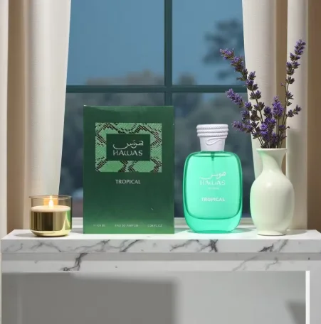 Tropical Eau De Parfum 100ml Fresh Fragrance Green Glass Bottle Personal Use
Tropical Eau De Parfum 100ml Fresh Fragrance Green Glass Bottle Personal Use