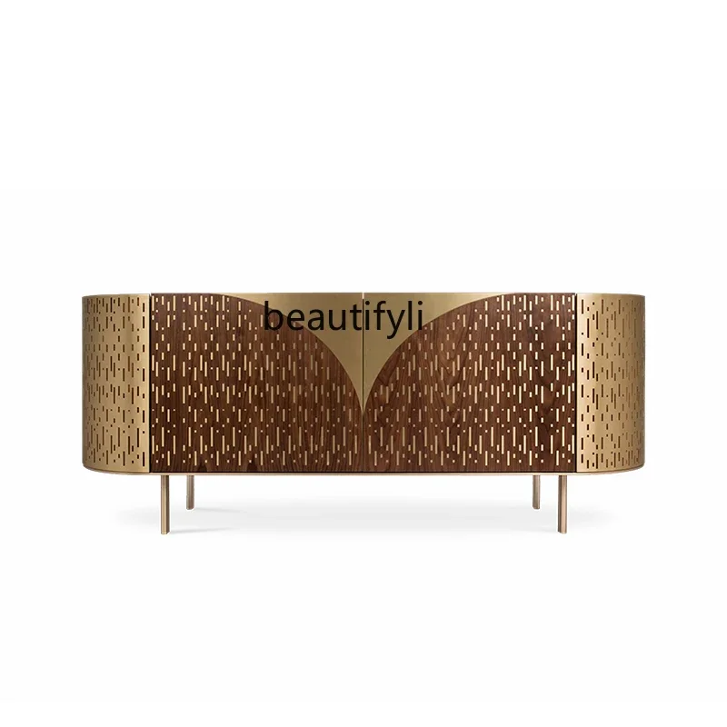 F Italian light luxury dining side cabinet, locker, high-end designer high-end entrance cabinet
F Italian light luxury dining side cabinet, locker, high-end designer high-end entrance cabinet