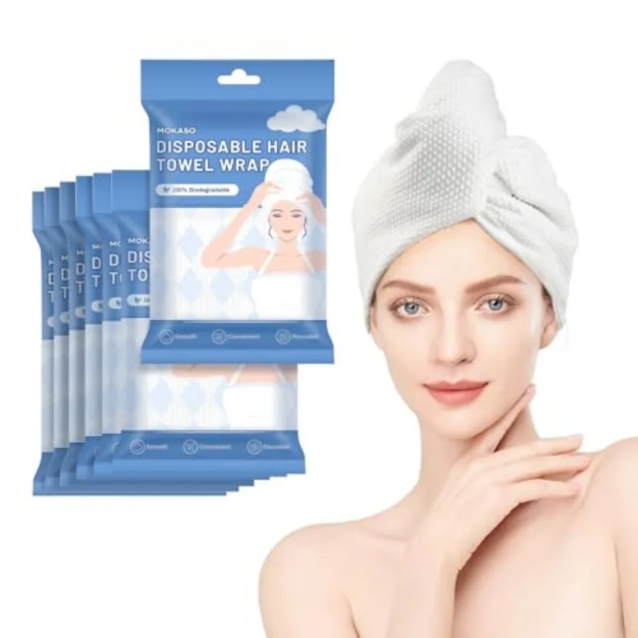 Disposable Microfiber Hair Towel with Button, 7 Packs Large Quick Dry Towel Microfiber Hair Towel Wrap for Women for Travel, Gy
Disposable Microfiber Hair Towel with Button, 7 Packs Large Quick Dry Towel Microfiber Hair Towel Wrap for Women for Travel, Gy