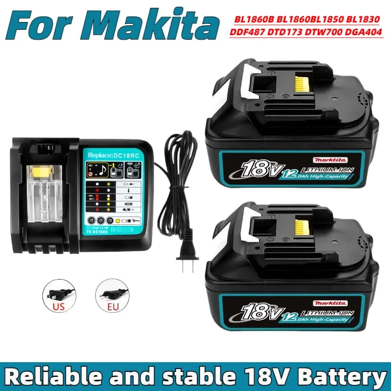 100% Replacement battery for Makita 18V,For Makita BL1830 BL1830B BL1840 BL1840B BL1850 BL1850B Power Tools Rechargeable Battery
100% Replacement battery for Makita 18V,For Makita BL1830 BL1830B BL1840 BL1840B BL1850 BL1850B Power Tools Rechargeable Battery