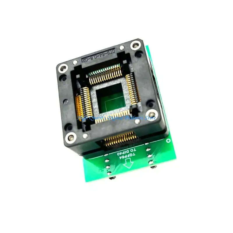 U2JE TQFP64-08 Socket for Embedded Systems Development and Production Testing Needs
U2JE TQFP64-08 Socket for Embedded Systems Development and Production Testing Needs