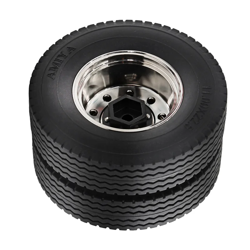 B05C-Metal Wheel Drive/Bearing Hub Rim Double Wheels Set For 1/14 Tamiya RC Trailer Tractor Truck SCANIA
B05C-Metal Wheel Drive/Bearing Hub Rim Double Wheels Set For 1/14 Tamiya RC Trailer Tractor Truck SCANIA